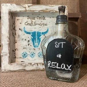 Crown Bottle Tiki Torch